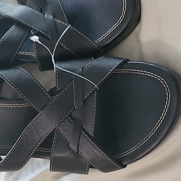 AXCESS Liz Clairborne Wedge Sandals Nwot - Picture 7 of 7